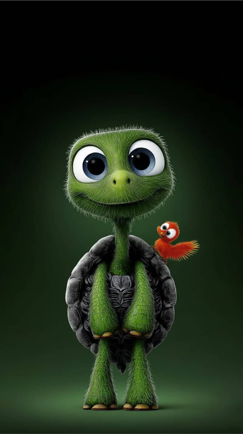 Cute Green Turtle Live Wallpaper 4K Dark Aesthetic Wallpaper | Picmaze