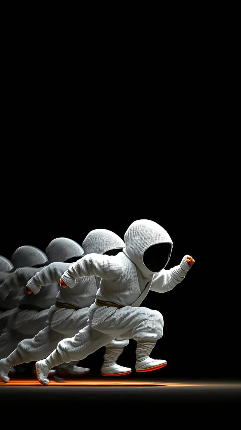 Futuristic White Ninja Motion Blur 4K Wallpaper - Ninja Wallpapers  mobile Wallpaper | Picmaze