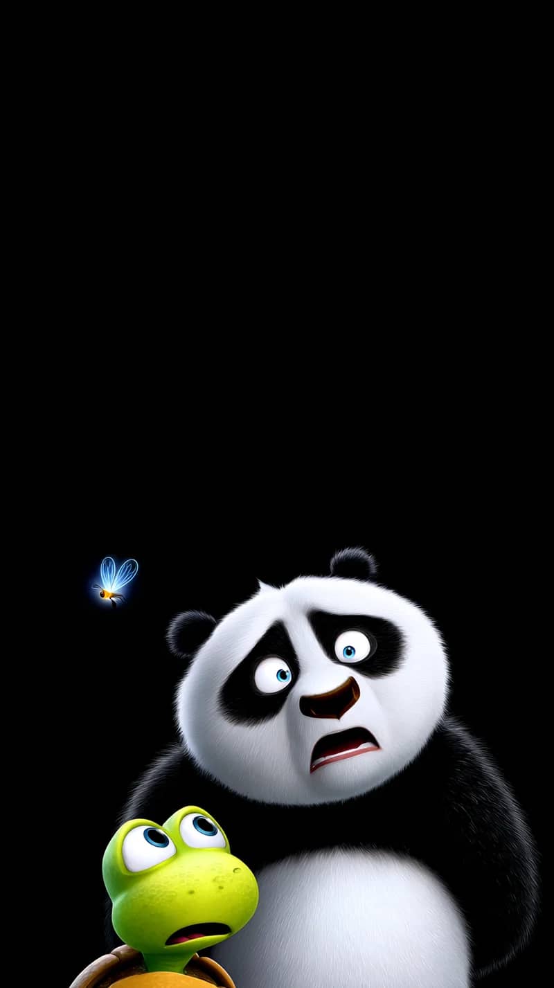 Funny Panda and Turtle Reaction 3D Cartoon Wallpaper - 3D Wallpaper mobile Wallpaper | Picmaze