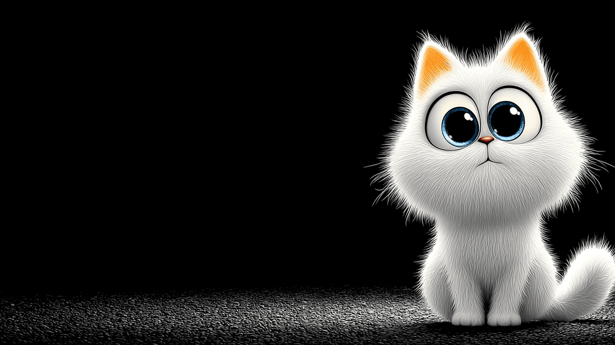 Cute White Kitten with Big Blue Eyes 4K Wallpaper wallpaper - Desktop Wallpapers  | Picmaze