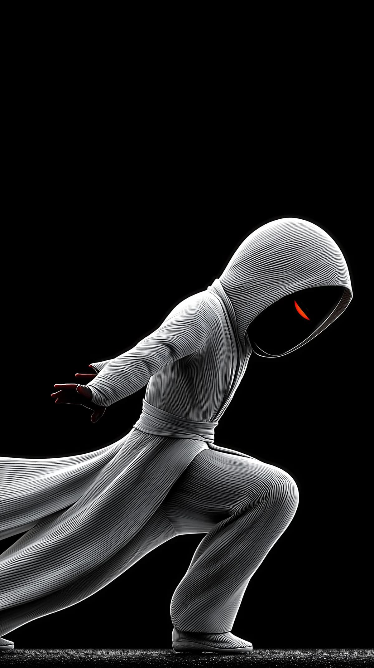 White Ninja Stealth Run Red Eyes 4K HD Wallpaper wallpaper - Ninja Wallpapers  | Picmaze
