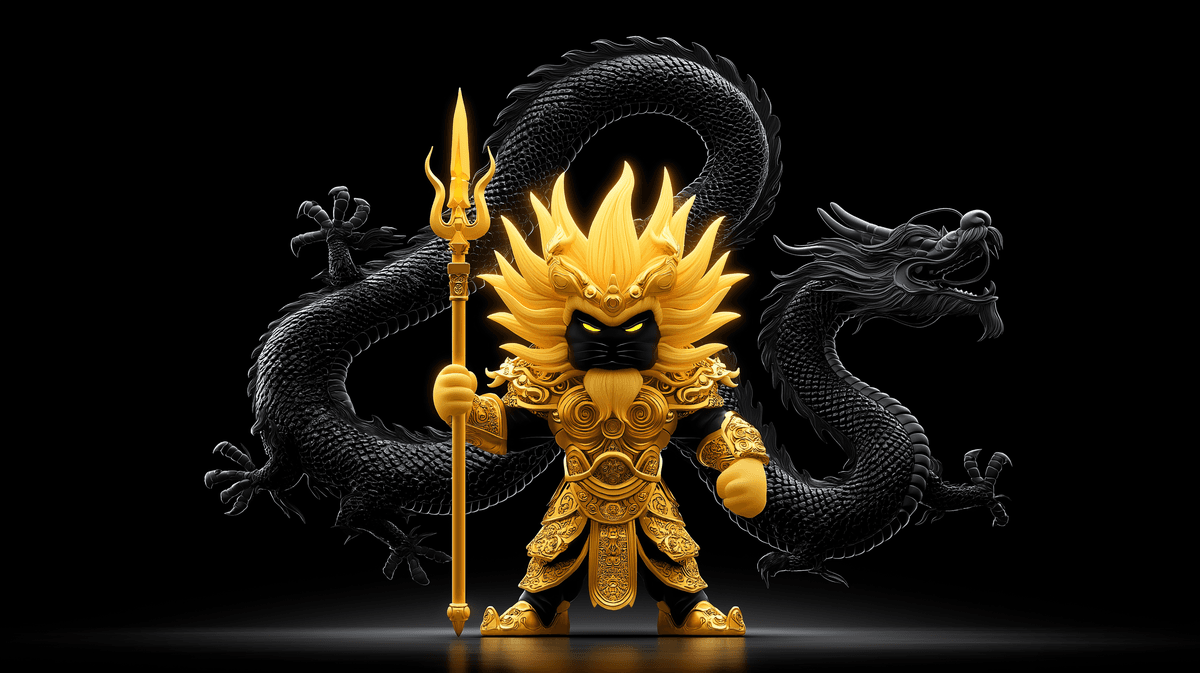 Golden Dragon Warrior 4K Dark Fantasy Wallpaper wallpaper - Fantasy Wallpaper | Picmaze