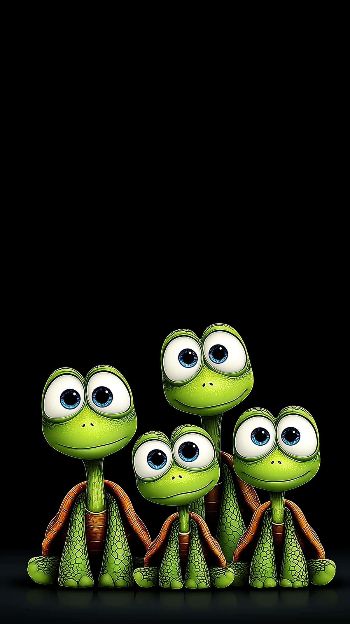 Cute Turtle Family Wallpaper 4K Dark Aesthetic HD wallpaper - Turtle | Picmaze