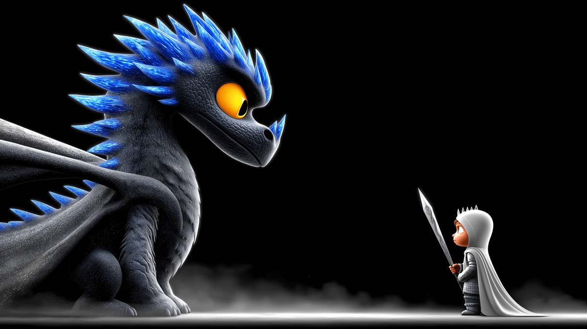 Cute Dragon and Brave Knight Fantasy Wallpaper in 4K wallpaper - Fantasy Wallpaper | Picmaze