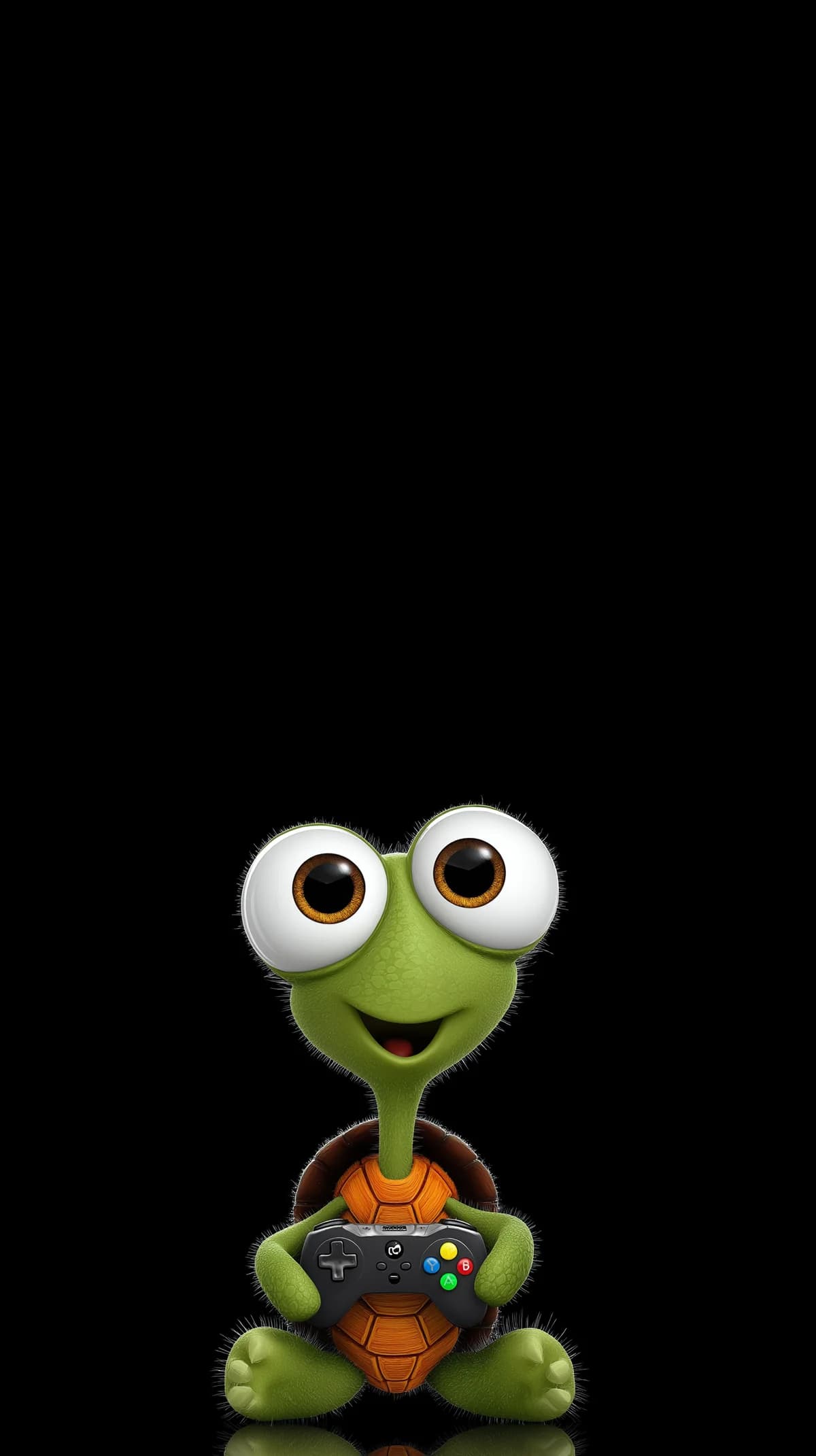 Cute Turtle Gamer Wallpaper with Controller 3D Cartoon wallpaper - Turtle | Picmaze