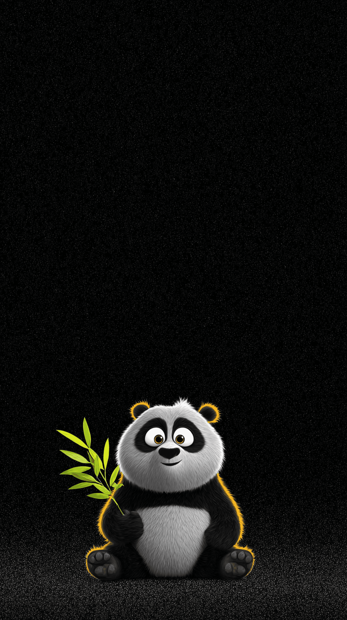 Cute Sitting Panda with Bamboo Wallpaper – Adorable Cartoon Panda Android Background wallpaper - Panda Wallpapers | Picmaze