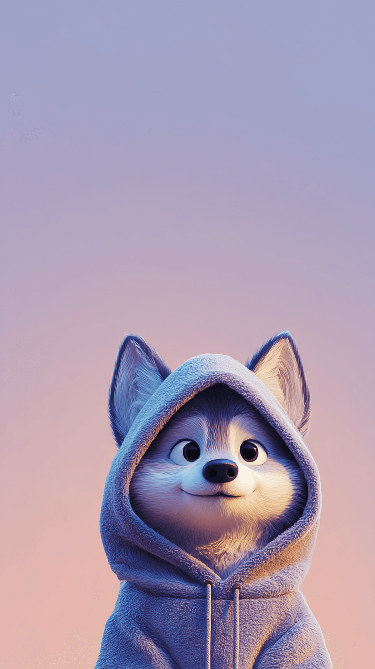 Cute 3D Husky Puppy Hoodie Aesthetic Wallpaper wallpaper - Android Wallpapers | Picmaze