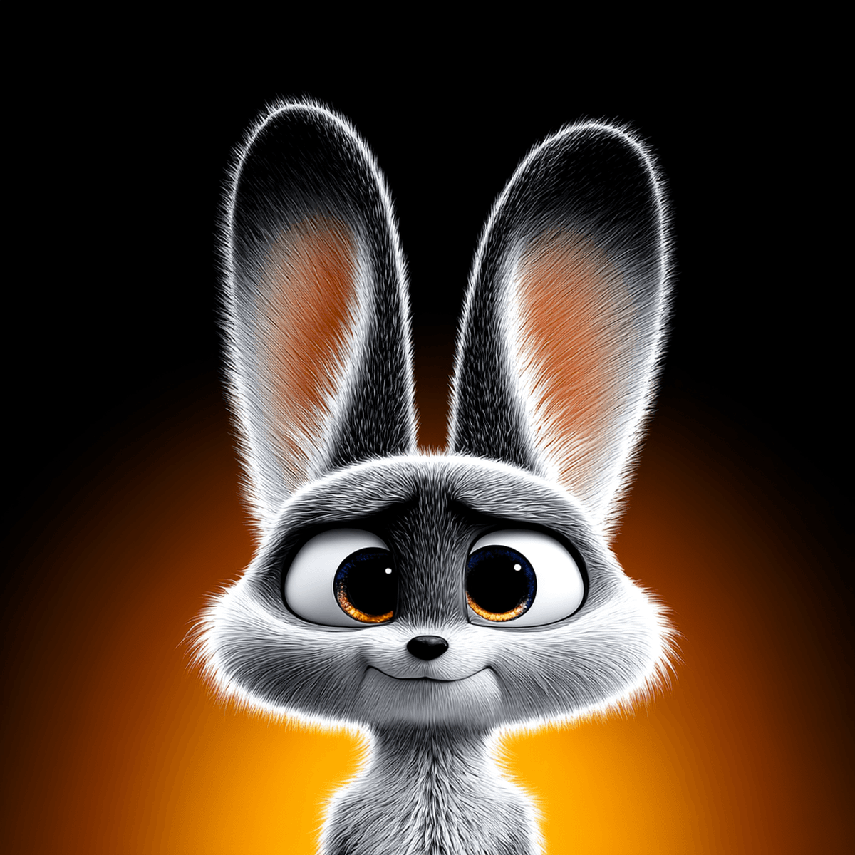 Cute Big-Eyed Bunny 4K Cartoon Profile Picture wallpaper - profile-pictures | Picmaze