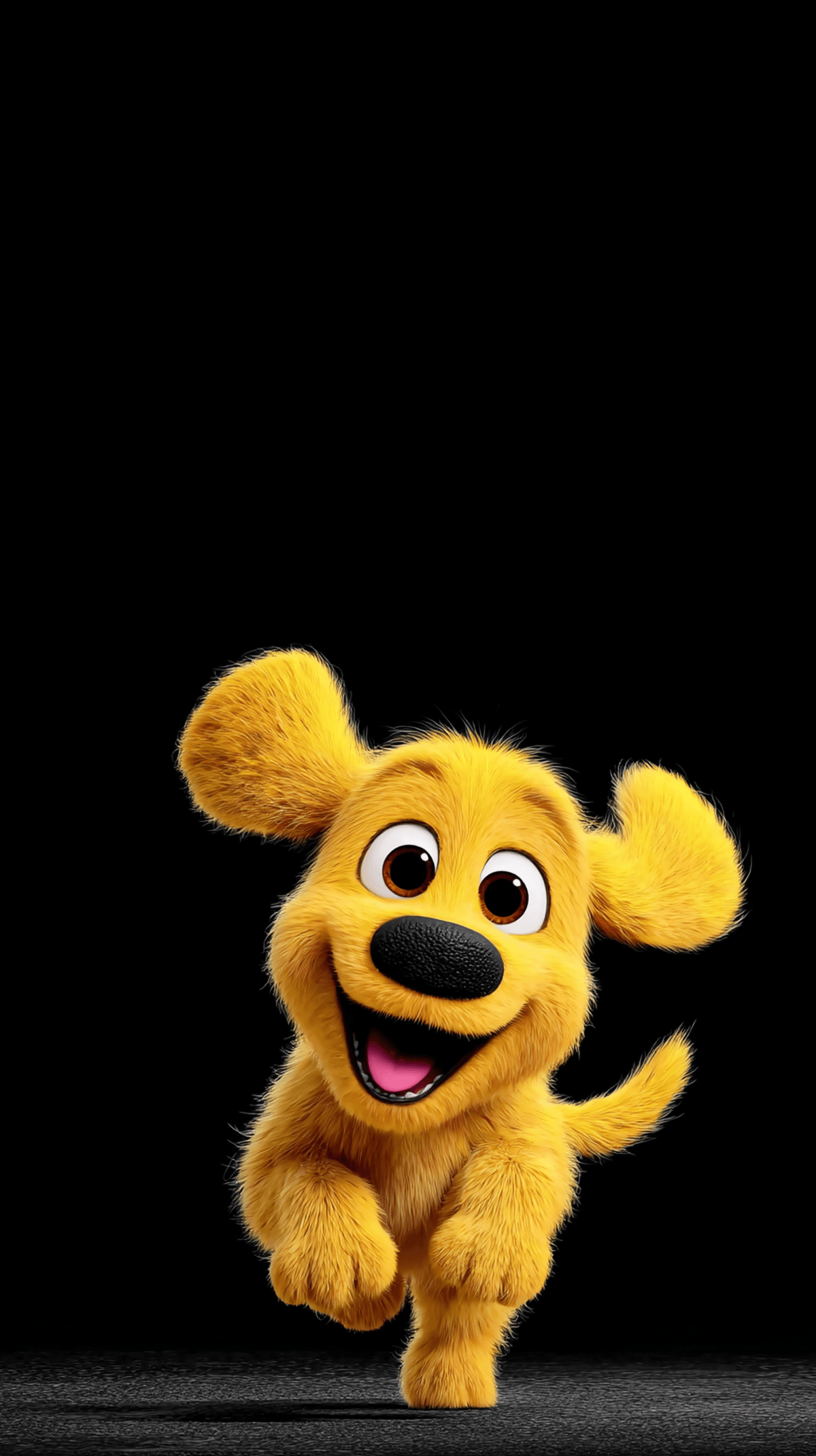 Cute Happy Puppy Wallpaper 4K Dark Background wallpaper - Dogs wallpaper | Picmaze