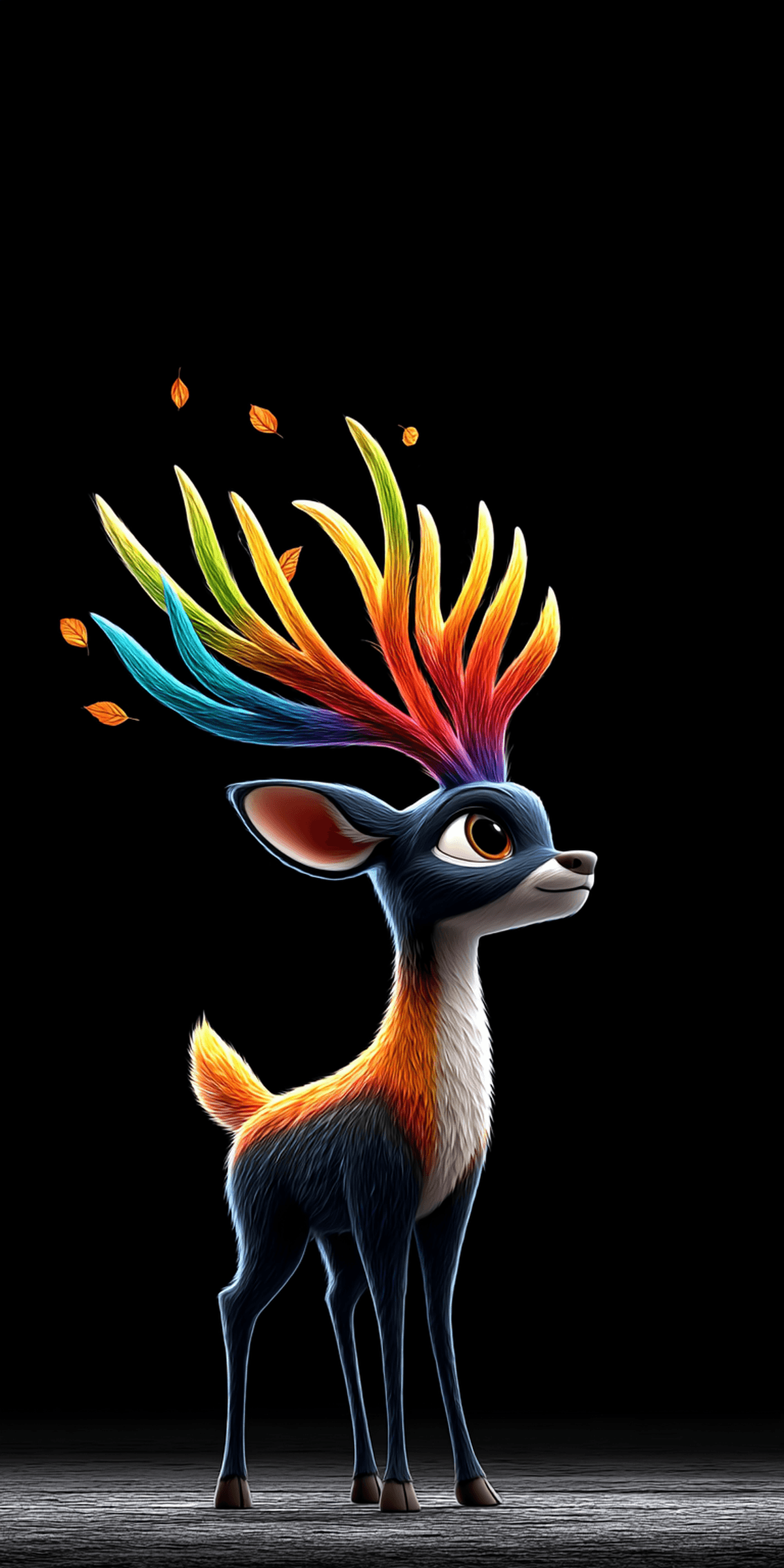 Fantasy Rainbow Antler Deer Wallpaper – Colorful Magical Deer 4K Android Background wallpaper - Ninja Wallpapers  | Picmaze
