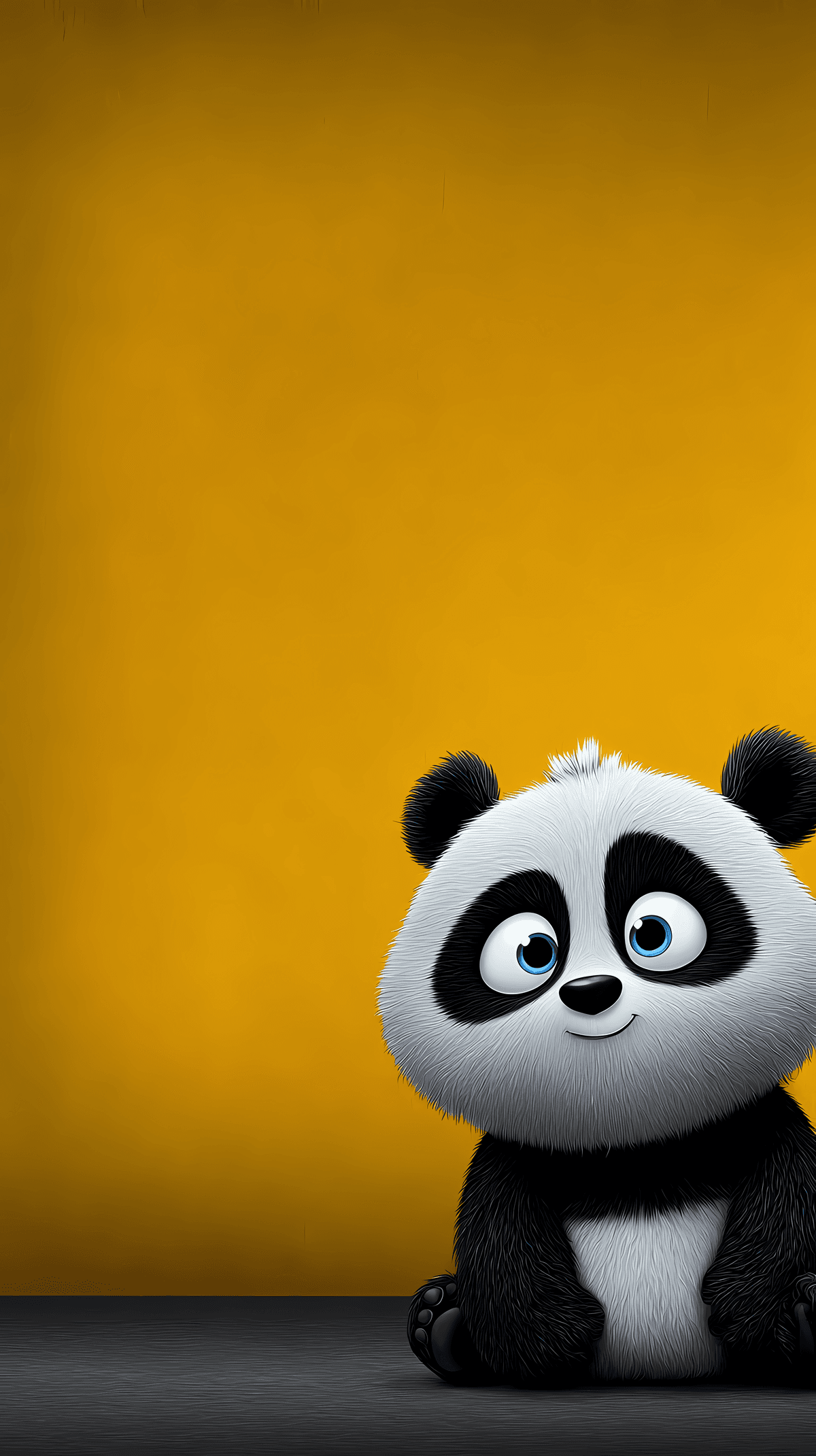 Cute Panda Sitting Mobile Wallpaper 4K wallpaper - Panda Wallpapers | Picmaze