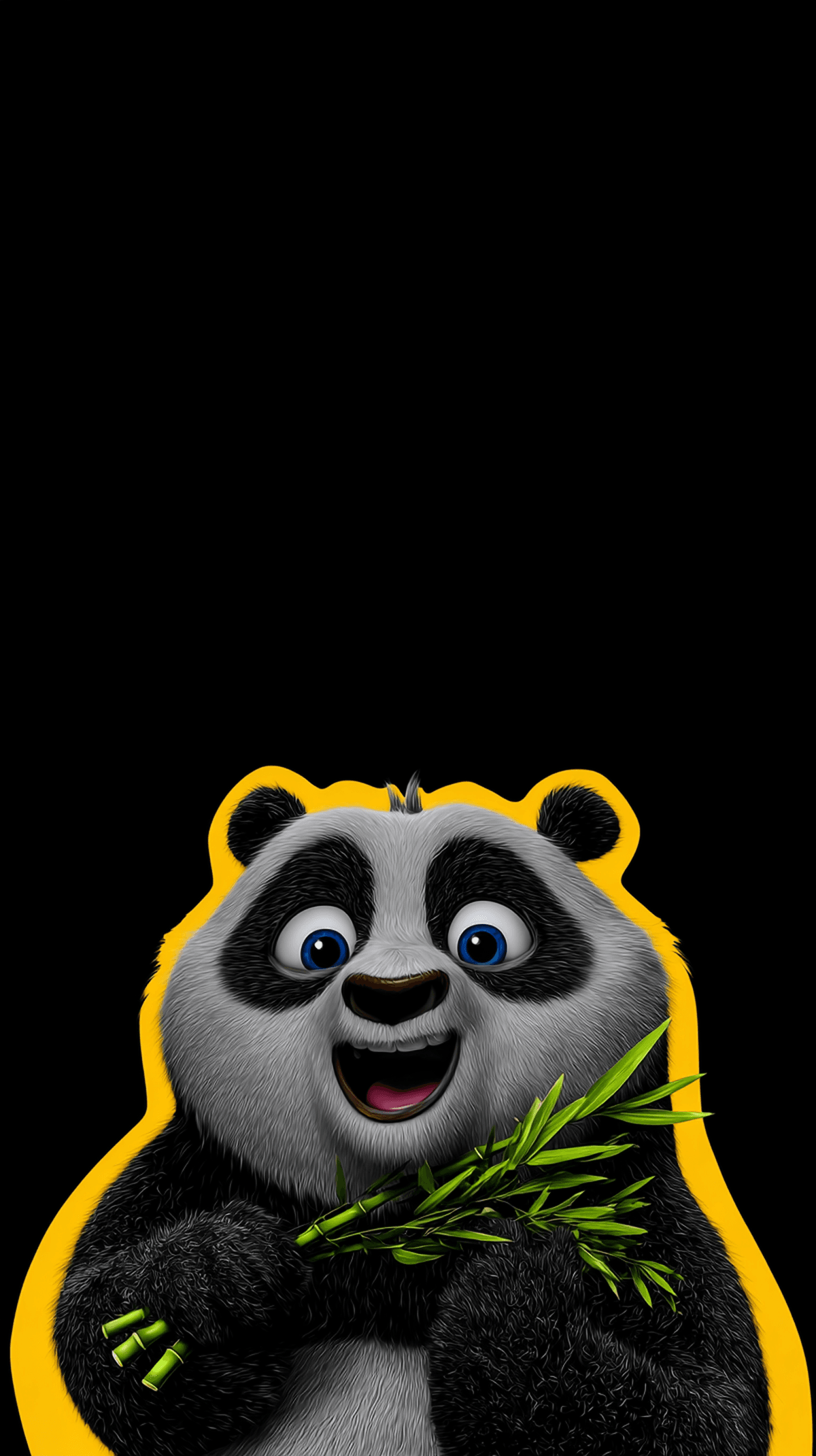 Cute Panda Eating Bamboo Wallpaper – Adorable Cartoon Panda Android Background wallpaper - Panda Wallpapers | Picmaze