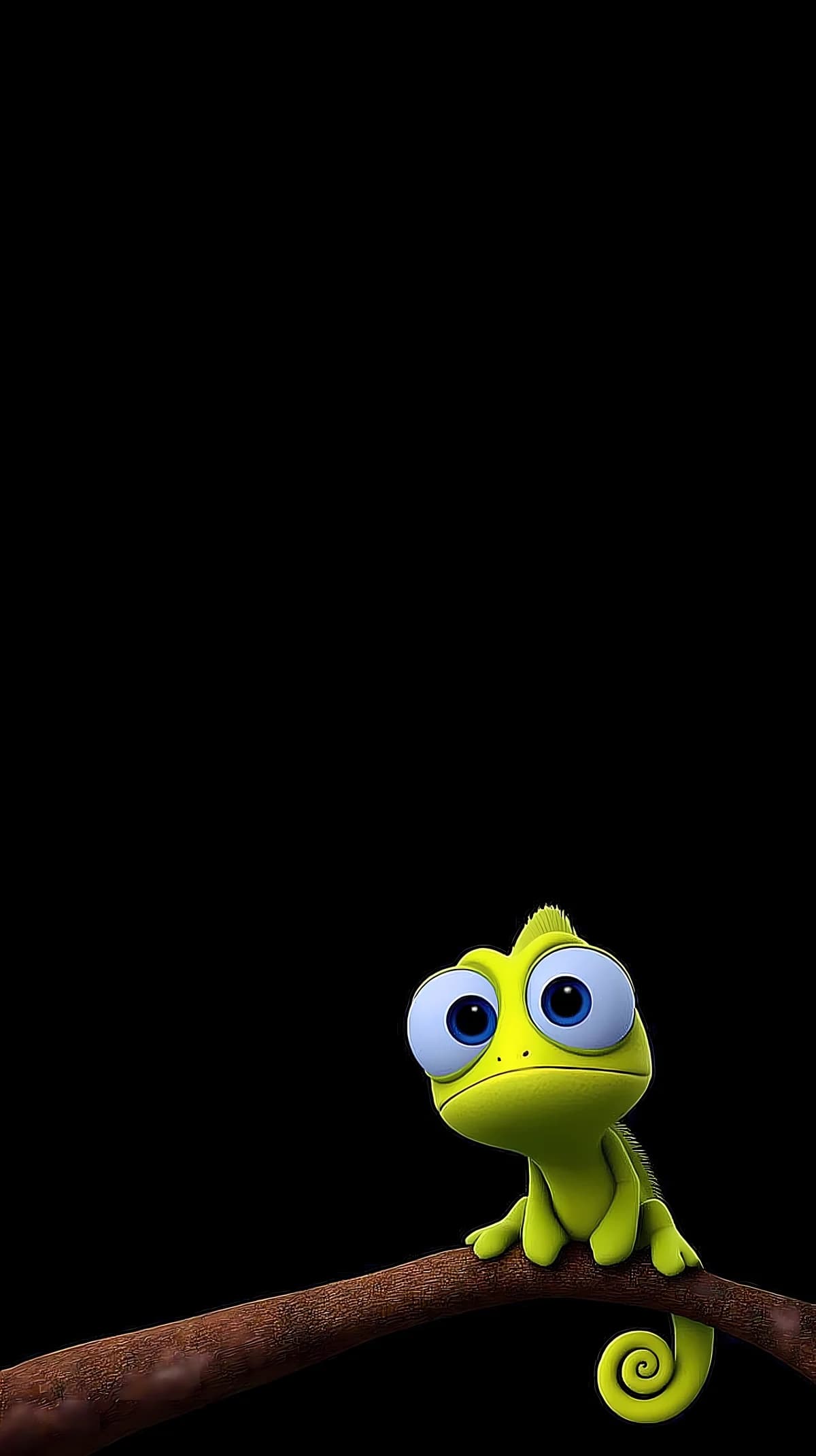 Minimal Cute Chameleone Wallpaper with Big Blue Eyes wallpaper - Chameleons | Picmaze