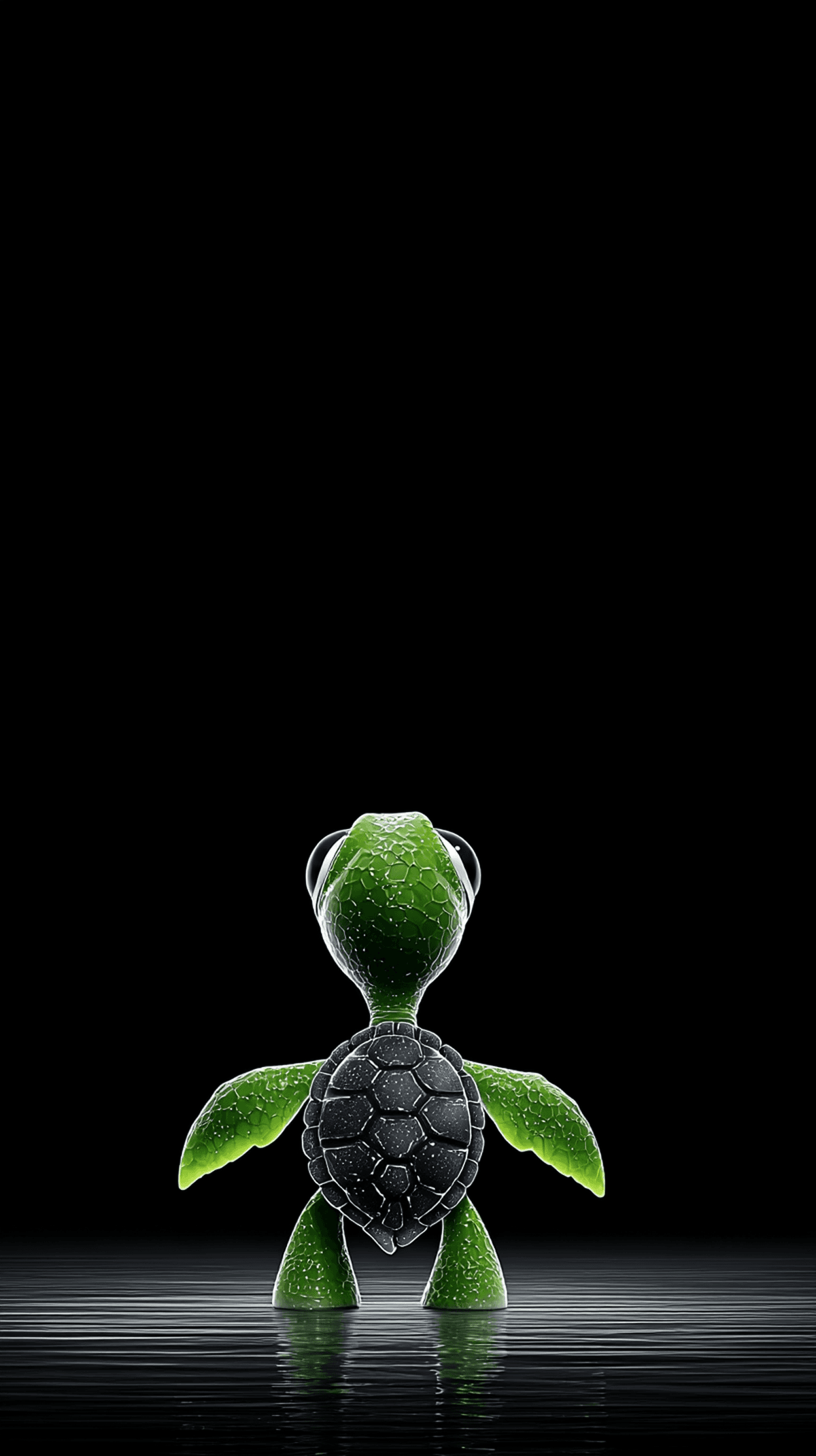 Cute Baby Sea Turtle Wallpaper 4K Dark wallpaper - draft | Picmaze