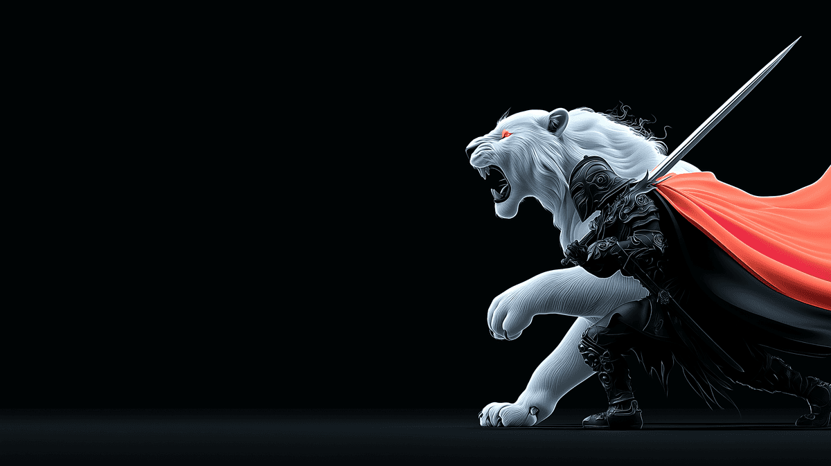 White Lion Warrior Dark Fantasy 4K Wallpaper wallpaper - Fantasy Wallpaper | Picmaze