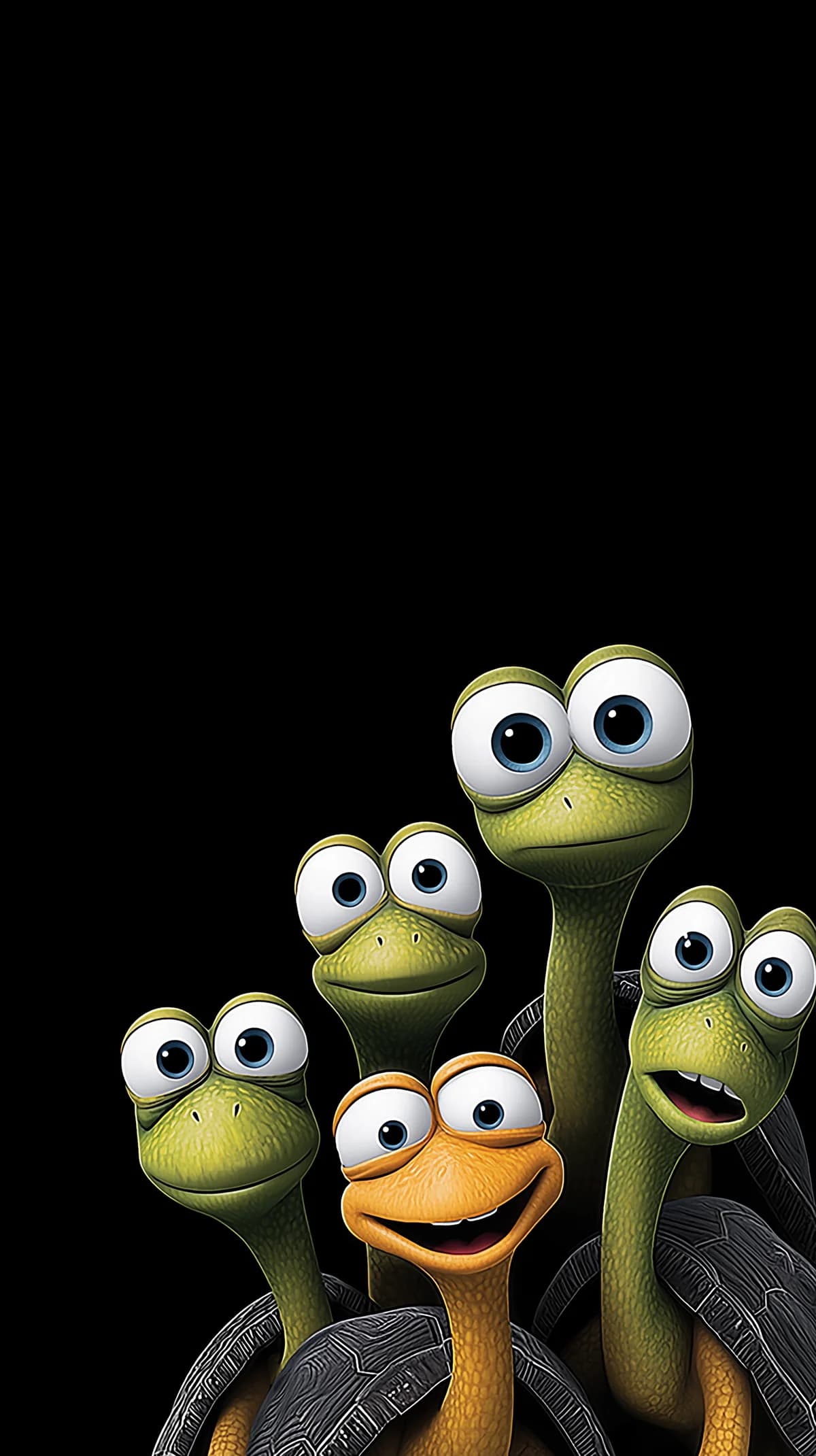 Cute Turtle Friends Close-Up Wallpaper 4K Dark HD wallpaper - Turtle | Picmaze