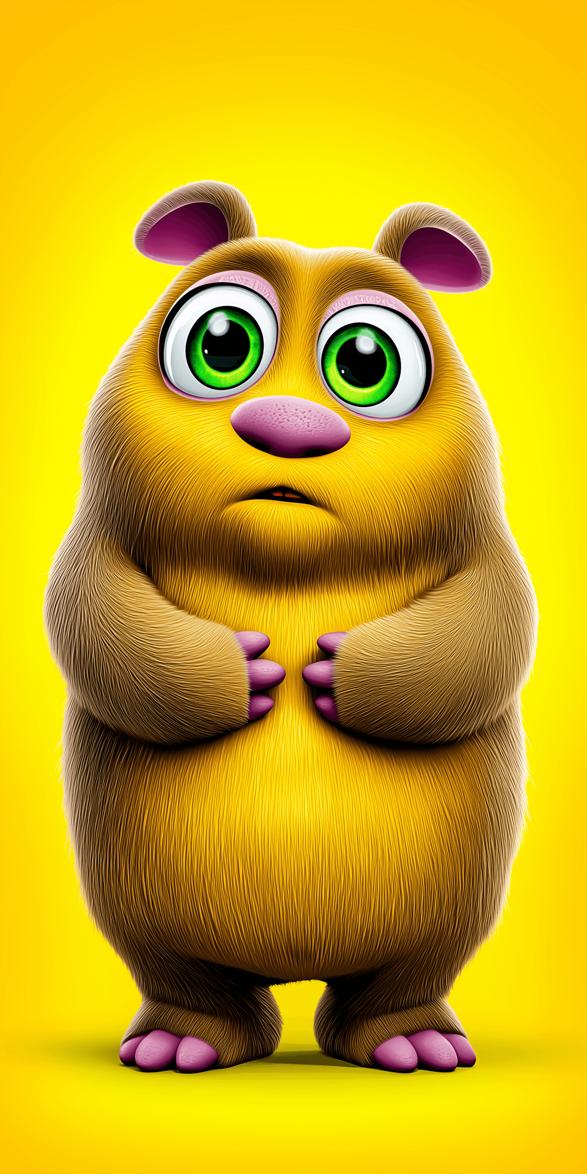 Cute 3D Furry Cartoon Hamster Wallpaper – Colorful HD Background wallpaper - 3D Wallpaper | Picmaze