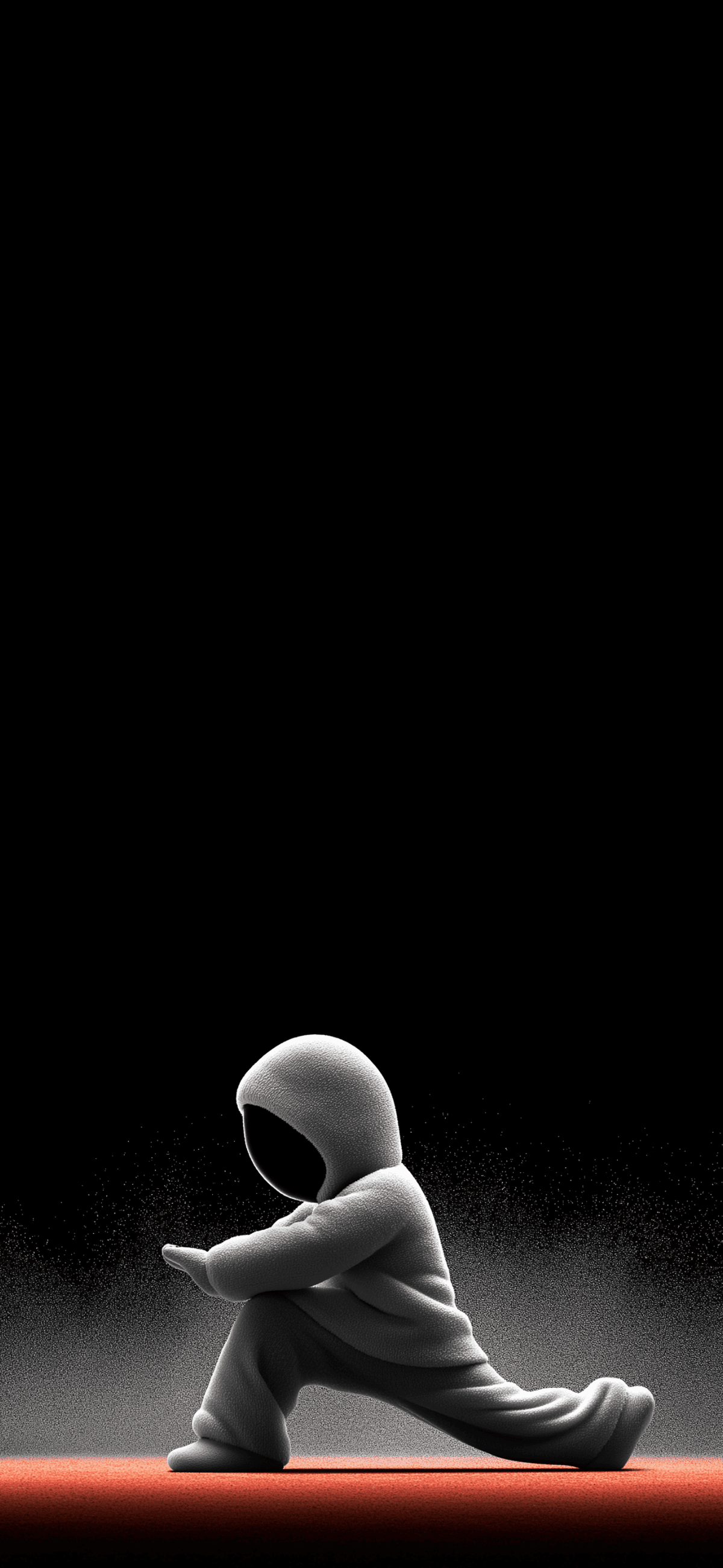 Minimal Hooded Figure 3D iPhone Wallpaper HD wallpaper - ios wallpapers | Picmaze