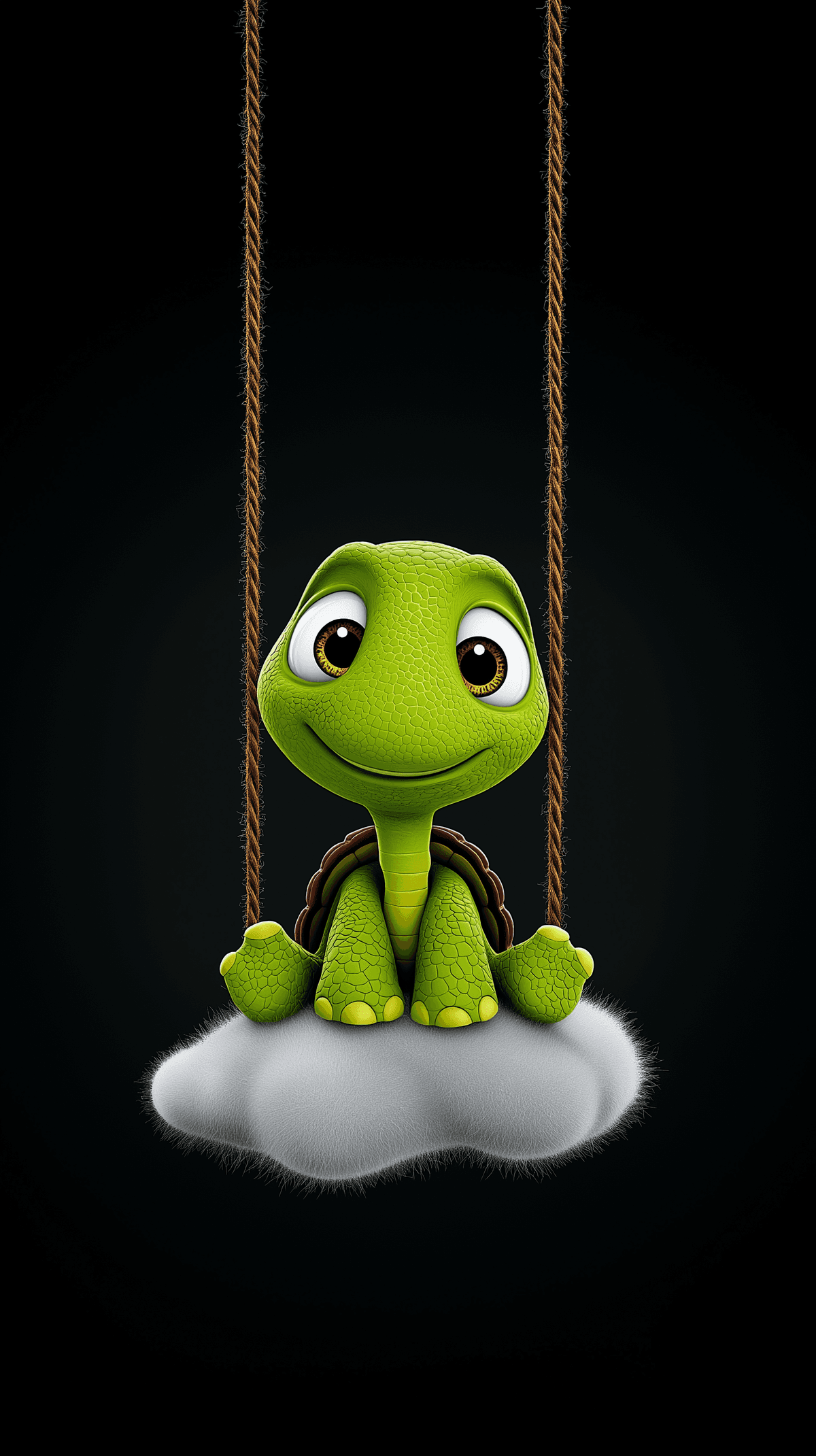 Cute Turtle on Cloud Swing Wallpaper 4K wallpaper - NATURE | Picmaze