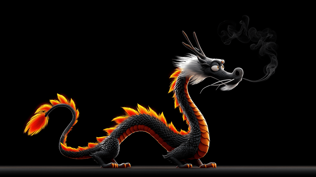 Epic Black Fire Dragon Desktop Wallpaper – Cinematic Fantasy 4K Dragon Background wallpaper - Desktop Wallpapers  | Picmaze