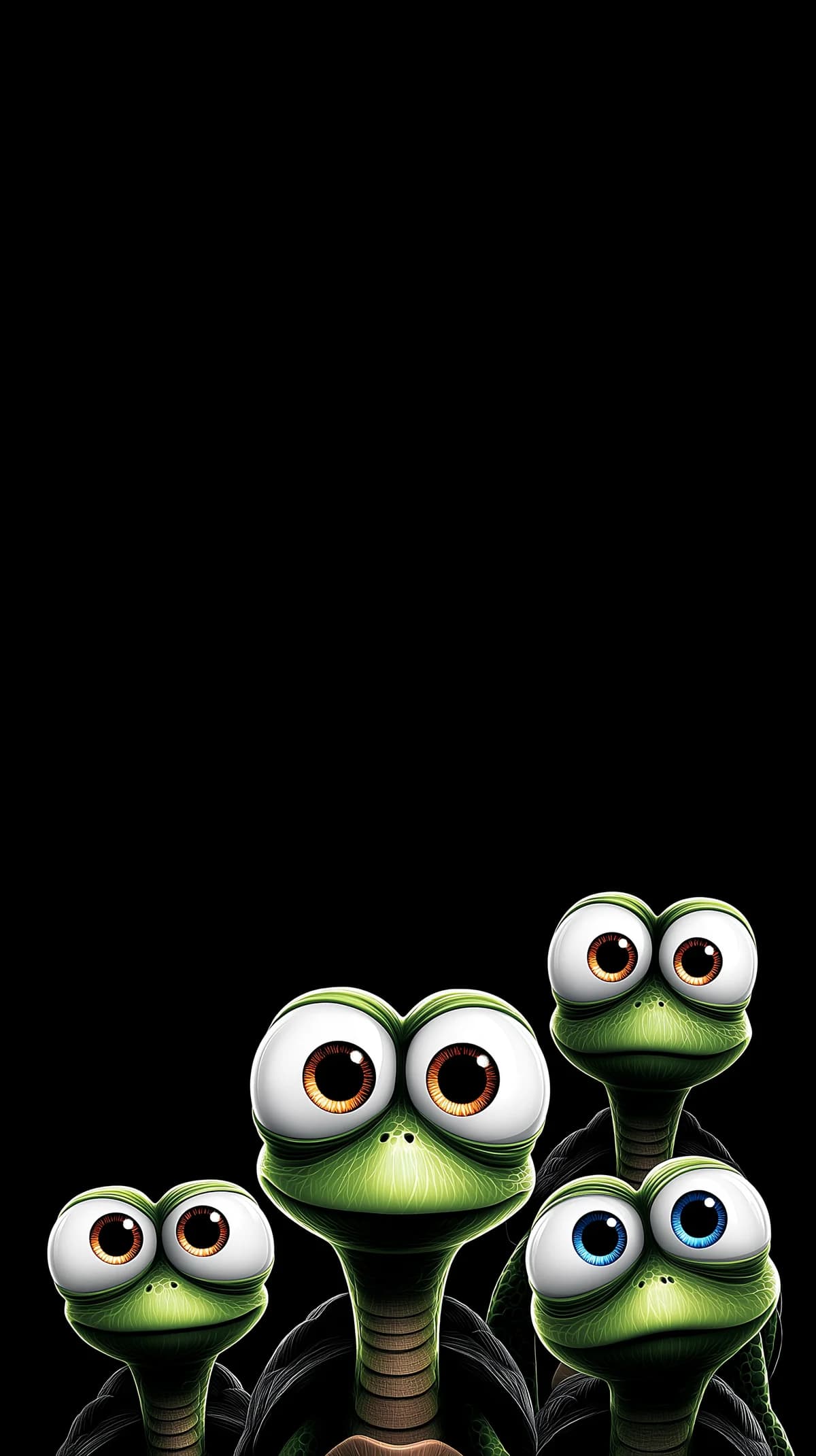 Cute Turtle Close-Up Squad Wallpaper 4K Dark HD wallpaper - Turtle | Picmaze