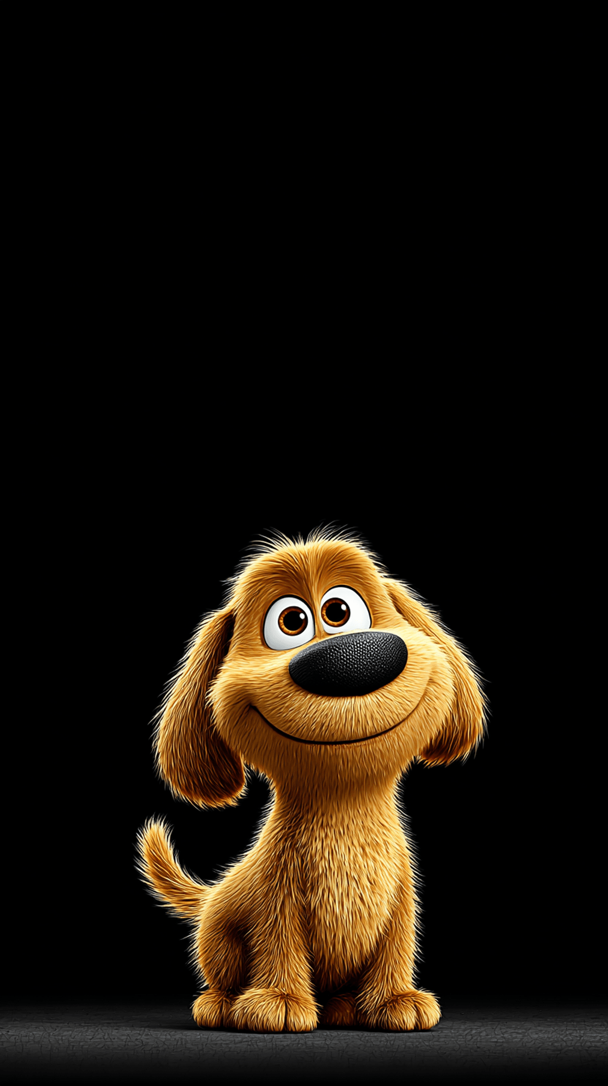 Cute Smiling Puppy Wallpaper 4K Dark Background wallpaper - Dogs wallpaper | Picmaze