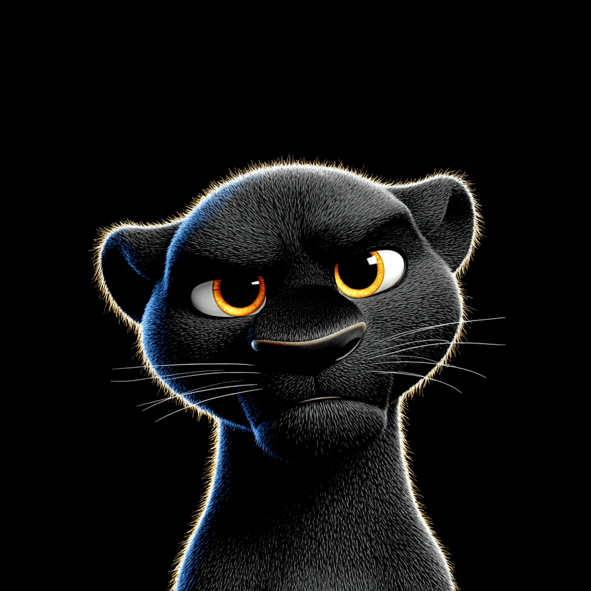 Fierce Black Panther 4K Cartoon Profile Picture wallpaper - profile-pictures | Picmaze