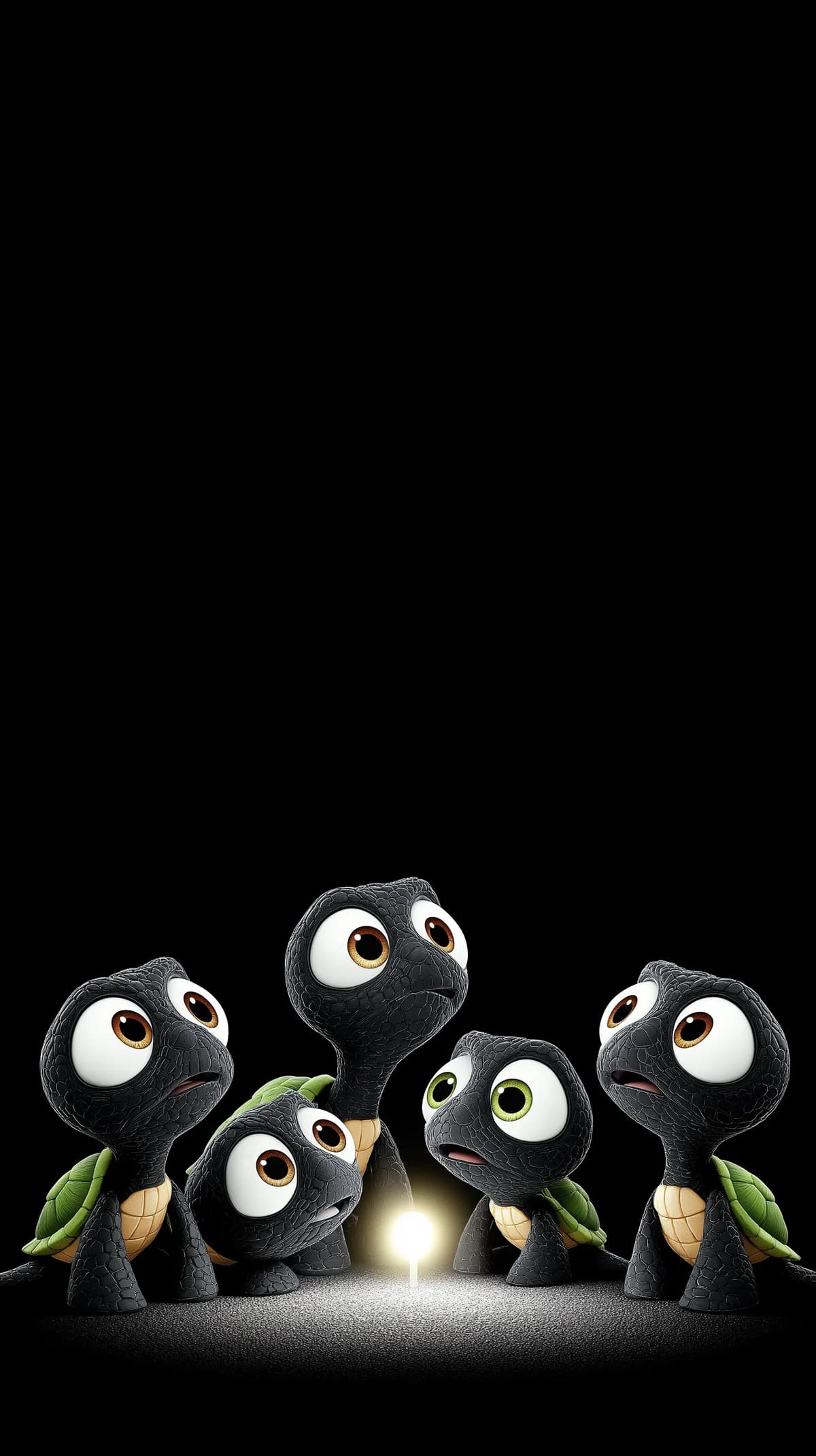 Cute Turtle Night Light Wallpaper 4K Dark Aesthetic wallpaper - Turtle | Picmaze