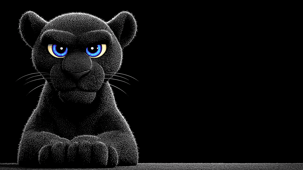 Black Panther Blue Eyes 4K Dark Wallpaper wallpaper - 3D Wallpaper | Picmaze