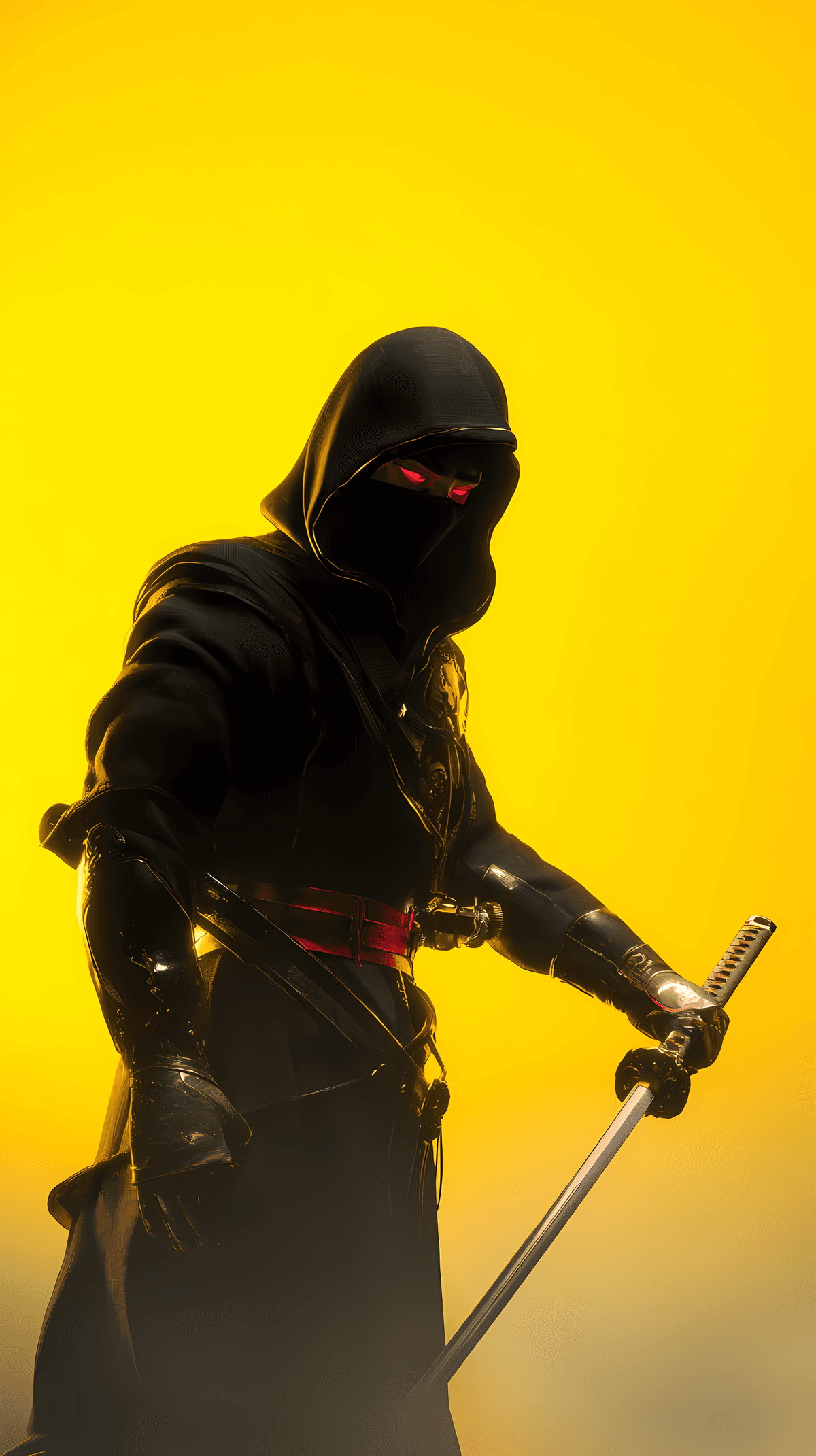Dark Hooded Samurai Ninja Wallpaper – Red Eyes Shadow Warrior 4K Android Background wallpaper - Ninja Wallpapers  | Picmaze