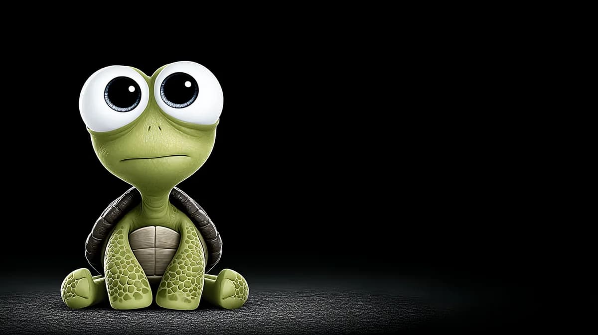 Cute Turtle Sitting 4K Desktop Wallpaper HD Minimal Dark wallpaper - Turtle | Picmaze