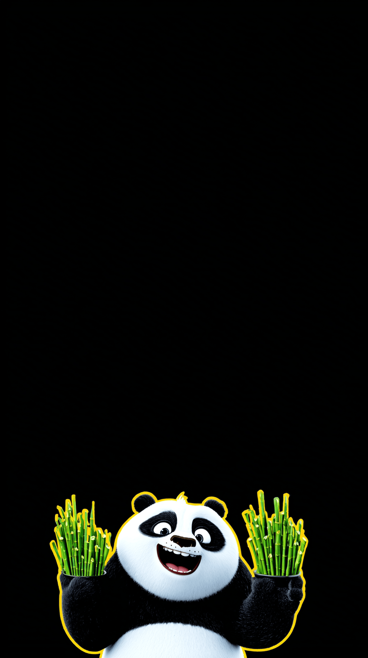 Happy Panda with Bamboo Wallpaper – Cute Cartoon Panda 4K Android Background wallpaper - Panda Wallpapers | Picmaze