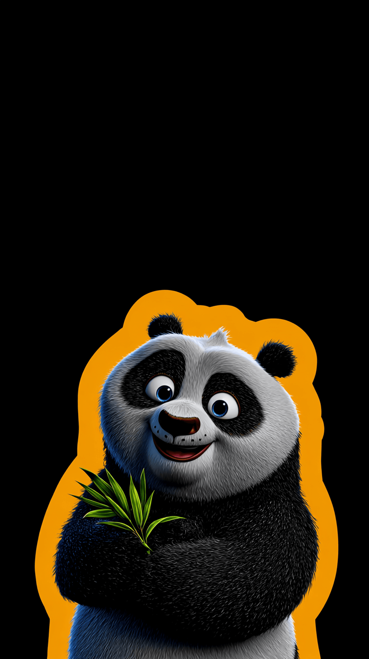 Cute Panda Holding Bamboo Wallpaper – Adorable Cartoon Panda Android Background wallpaper - Panda Wallpapers | Picmaze