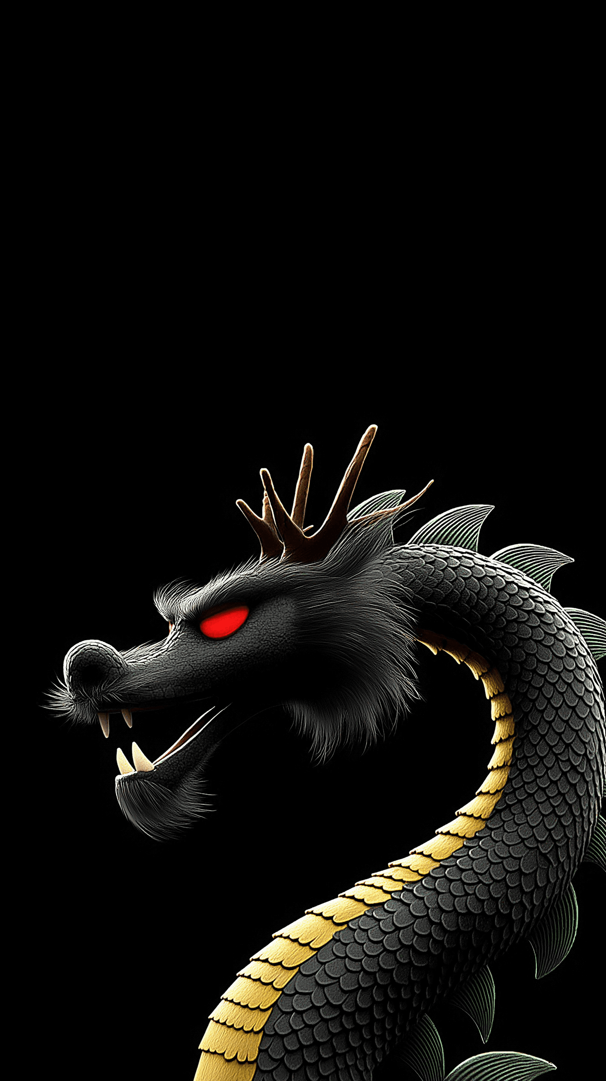 Black Dragon Wallpaper 4K Dark Fantasy Art wallpaper - NATURE | Picmaze