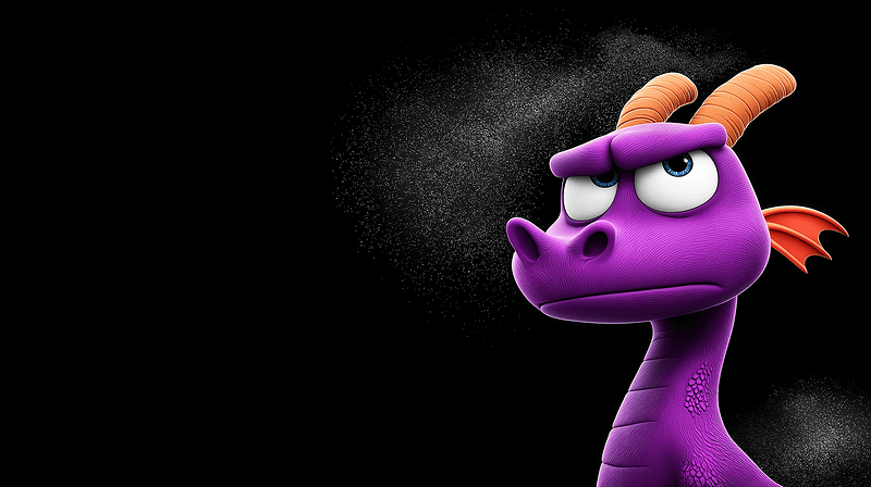 Purple Cartoon Dragon Desktop Wallpaper – Ultra HD Fantasy Character 4K Background - Desktop Wallpapers  desktop Wallpaper | Picmaze
