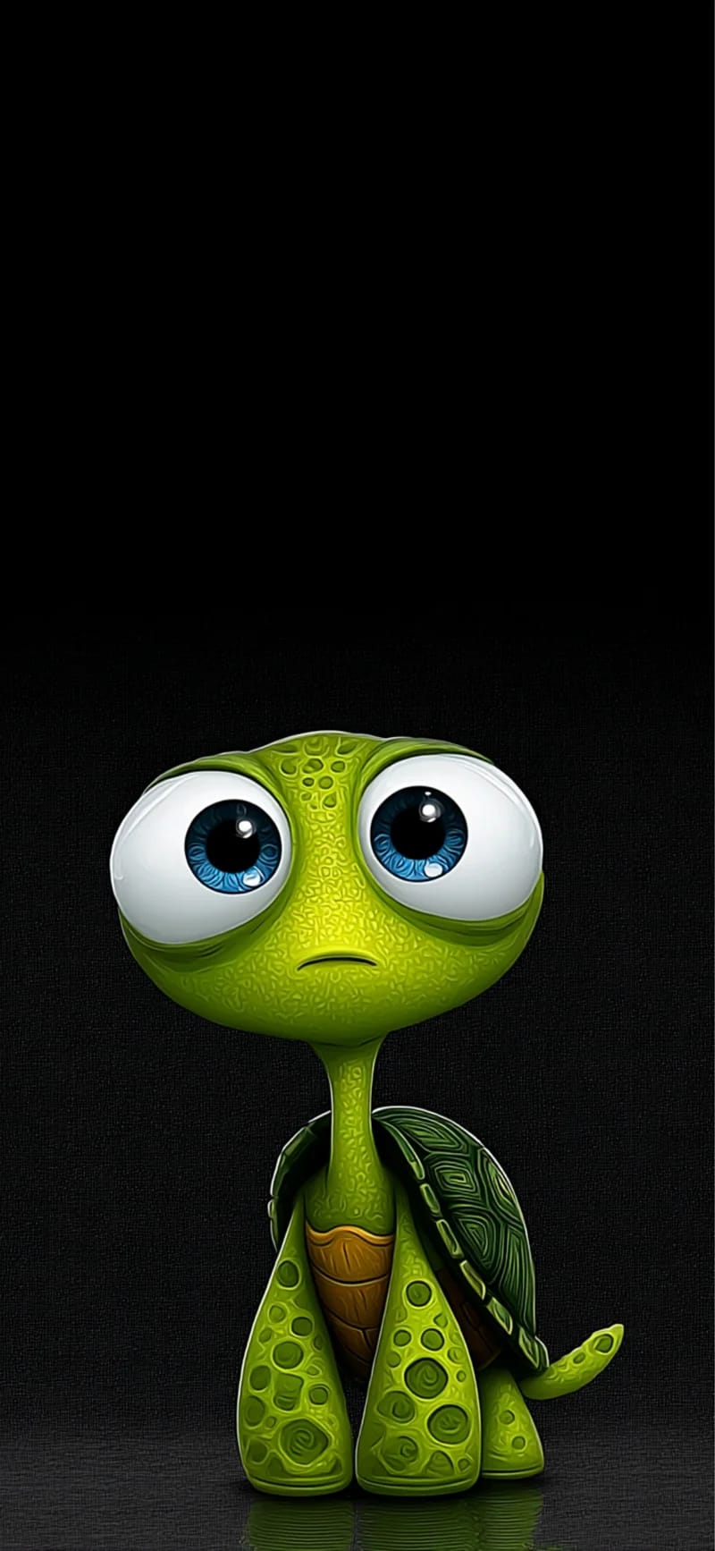 Cute Big Eyes Turtle 4K Wallpaper HD Cartoon Background - ios wallpapers mobile Wallpaper | Picmaze