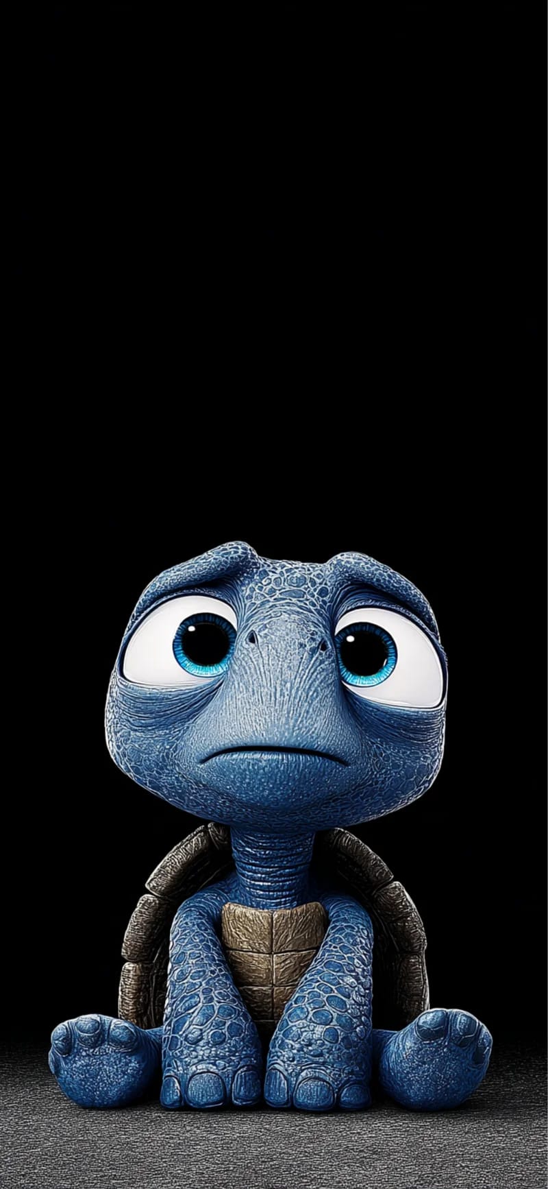 Cute Blue Turtle 4K Wallpaper HD Dark Minimal Background - ios wallpapers mobile Wallpaper | Picmaze