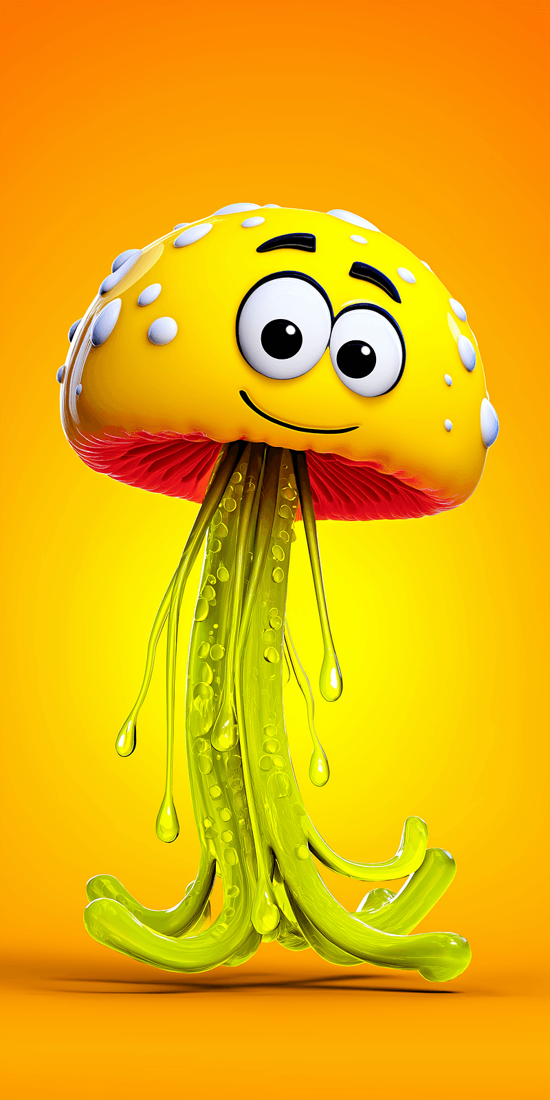 Cute 3D Cartoon Mushroom Wallpaper – Colorful HD Background - 3D Wallpaper mobile Wallpaper | Picmaze