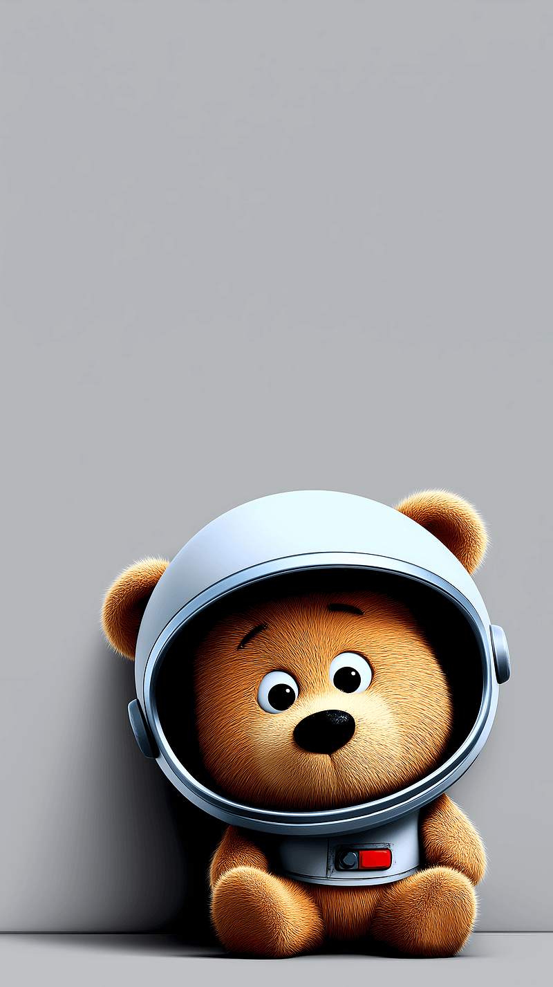 Cute Astronaut Teddy Bear Mobile Wallpaper 4K - Fantasy Wallpaper mobile Wallpaper | Picmaze