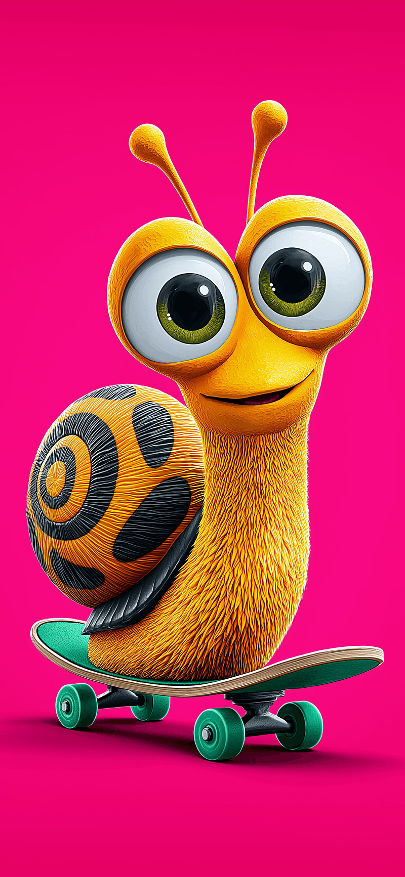 Cute Cartoon Snail Skateboard 4K iPhone Wallpapers - ios wallpapers mobile Wallpaper | Picmaze