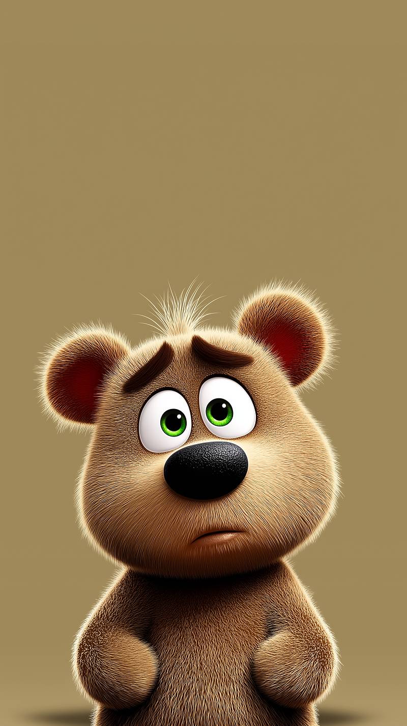 Cute Sad Teddy Bear Mobile Wallpaper 4K - Fantasy Wallpaper mobile Wallpaper | Picmaze
