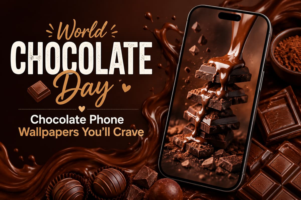 World Chocolate Day: Chocolate Phone Wallpapers You’ll Crave blog cover