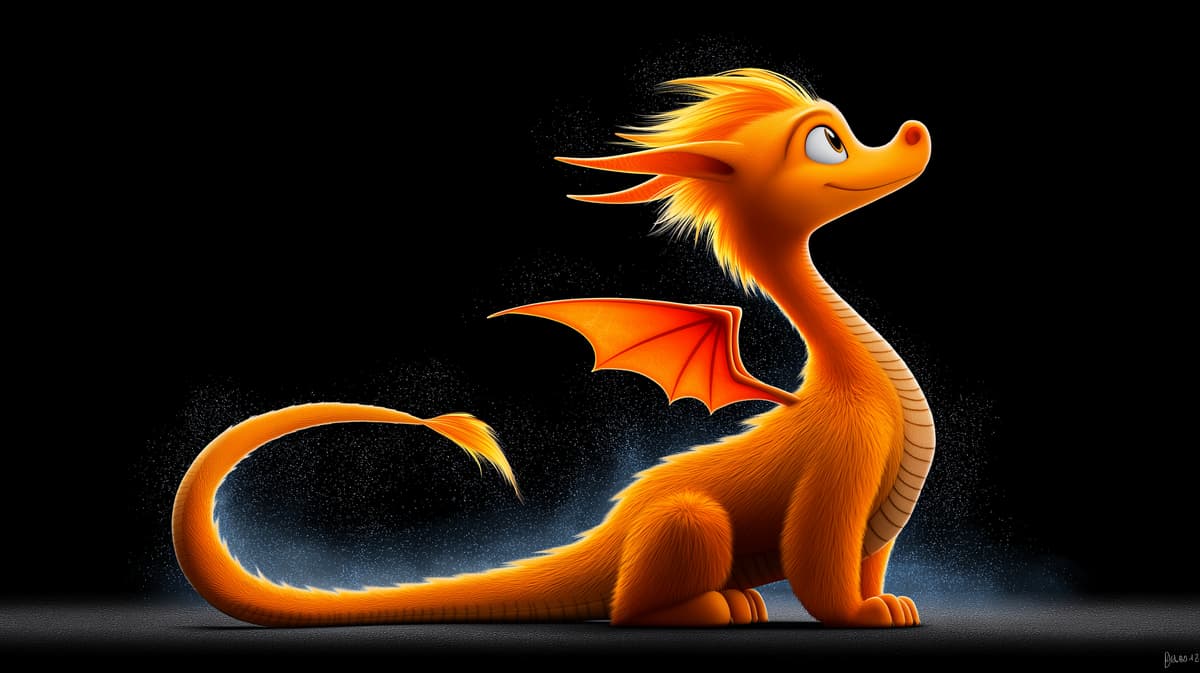 Cute Orange Baby Dragon Fantasy Desktop Wallpaper 4K wallpaper - Desktop Wallpapers  | Picmaze