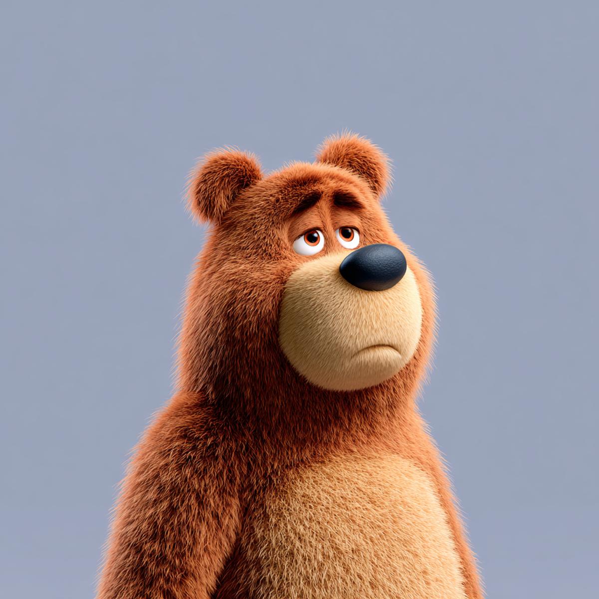 Cute 3D Cartoon Bear Profile Picture – Emotional Character Portrait wallpaper - profile-pictures | Picmaze