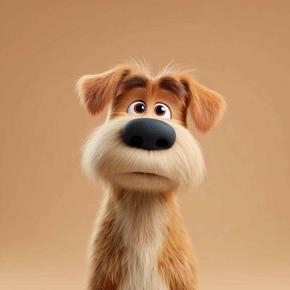 Cute 3D Cartoon Dog Profile Picture – Adorable Animal Character DP wallpaper - profile-pictures | Picmaze