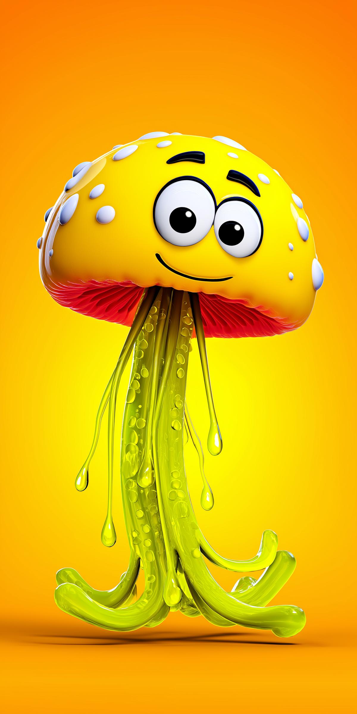 Cute 3D Cartoon Mushroom Wallpaper – Colorful HD Background wallpaper - 3D Wallpaper | Picmaze