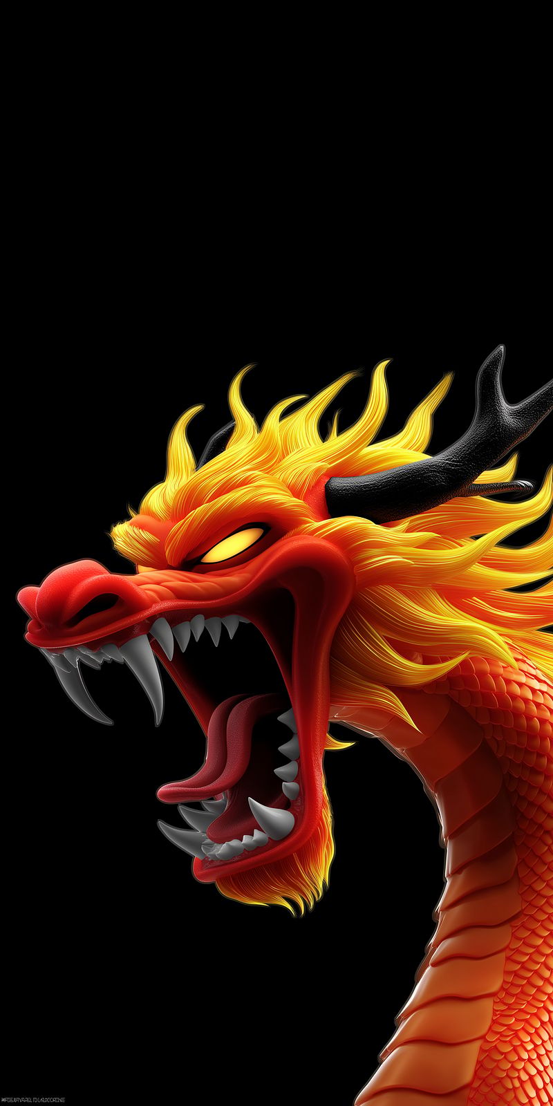 Red Fire Dragon Roaring Fantasy Mobile Wallpaper 4K - Fantasy Wallpaper mobile Wallpaper | Picmaze