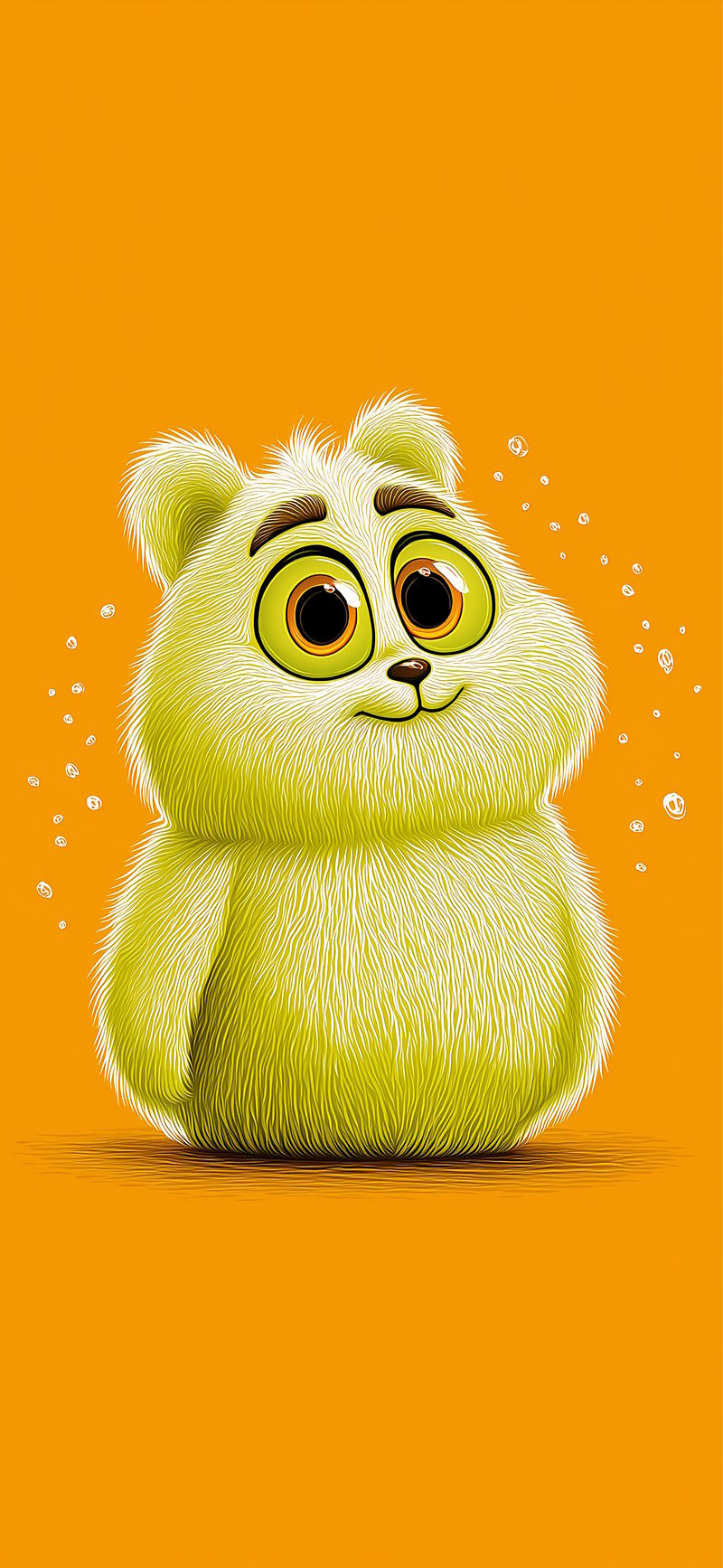Cute Fluffy Cartoon Animal Wallpaper – Adorable HD Phone Background - ios wallpapers mobile Wallpaper | Picmaze