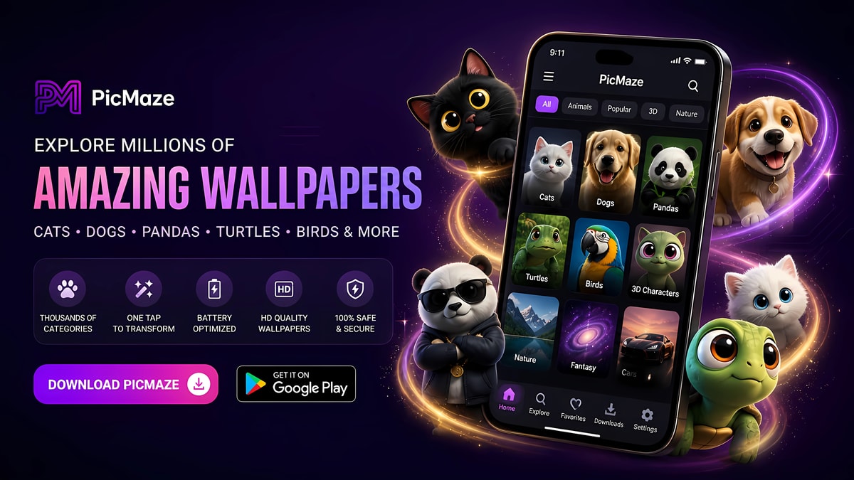 Introducing the Official Picmaze Android App: Your Ultimate 4K & Live Wallpaper Experience