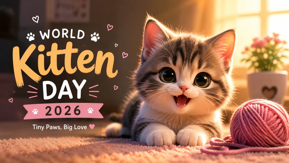 World Kitten Day Phone Wallpapers: Cute, Cozy & Purrfect